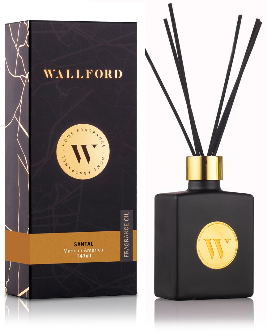 Wallford Home Fragrance Santal 33 Reed Diffuser In Black