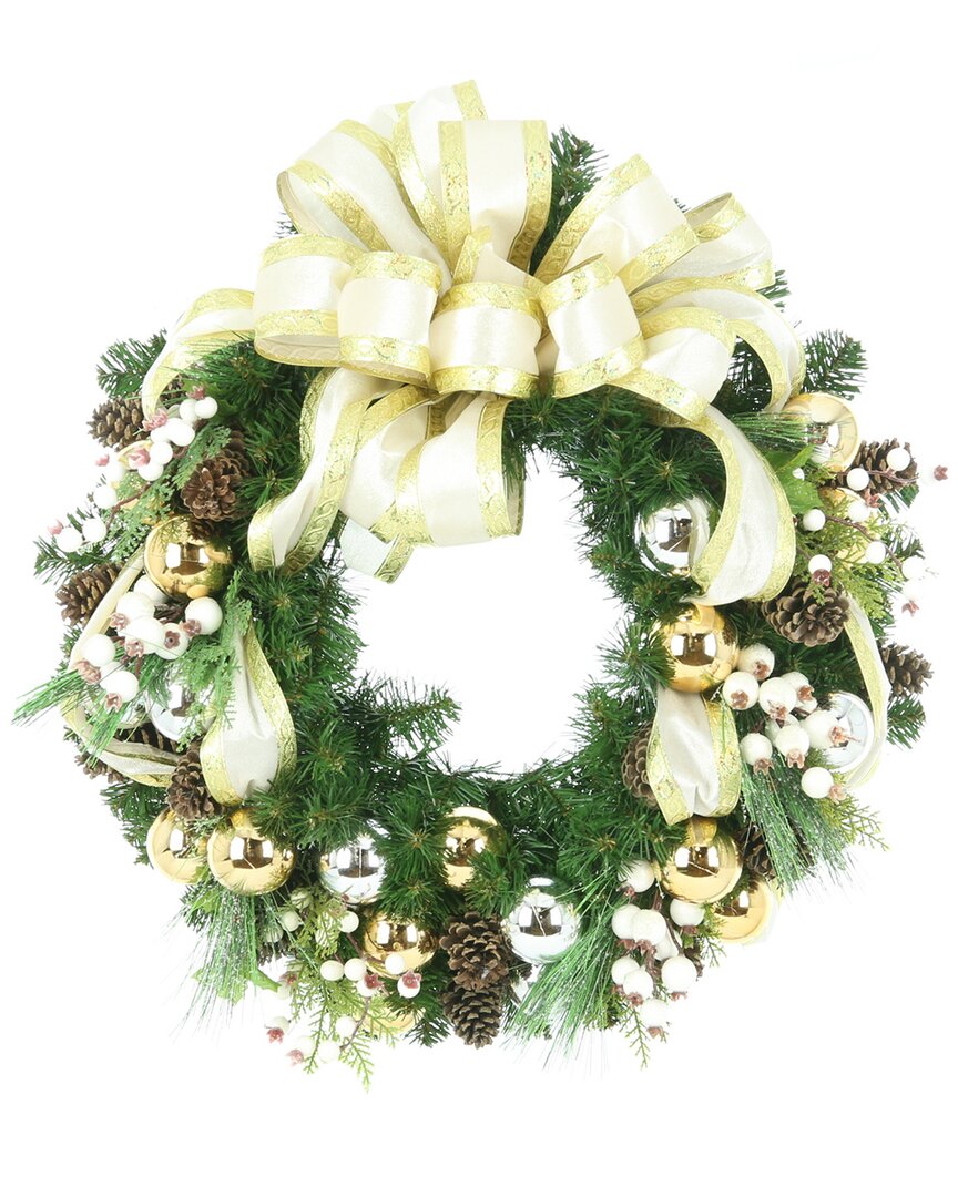 Creative Displays 26in Holiday Wreath In Green