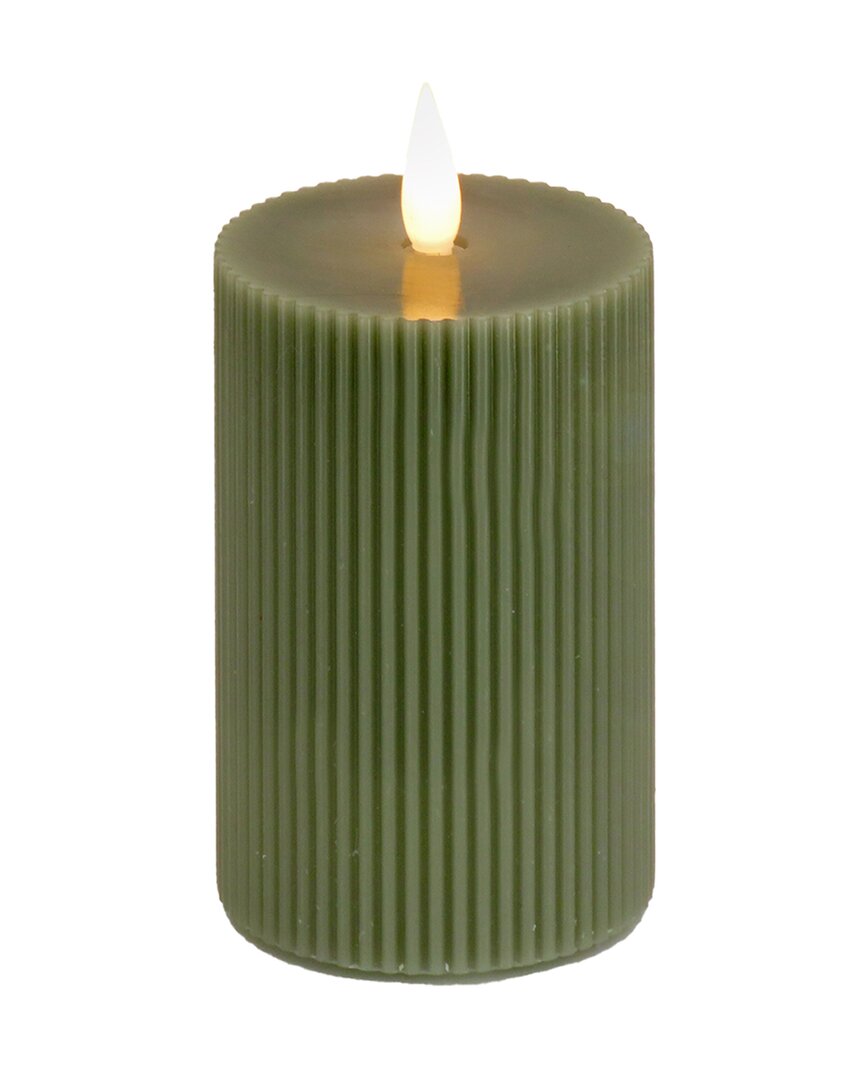 Shop Hgtv 4in Georgetown Real Motion Flameless Led Candle In Green