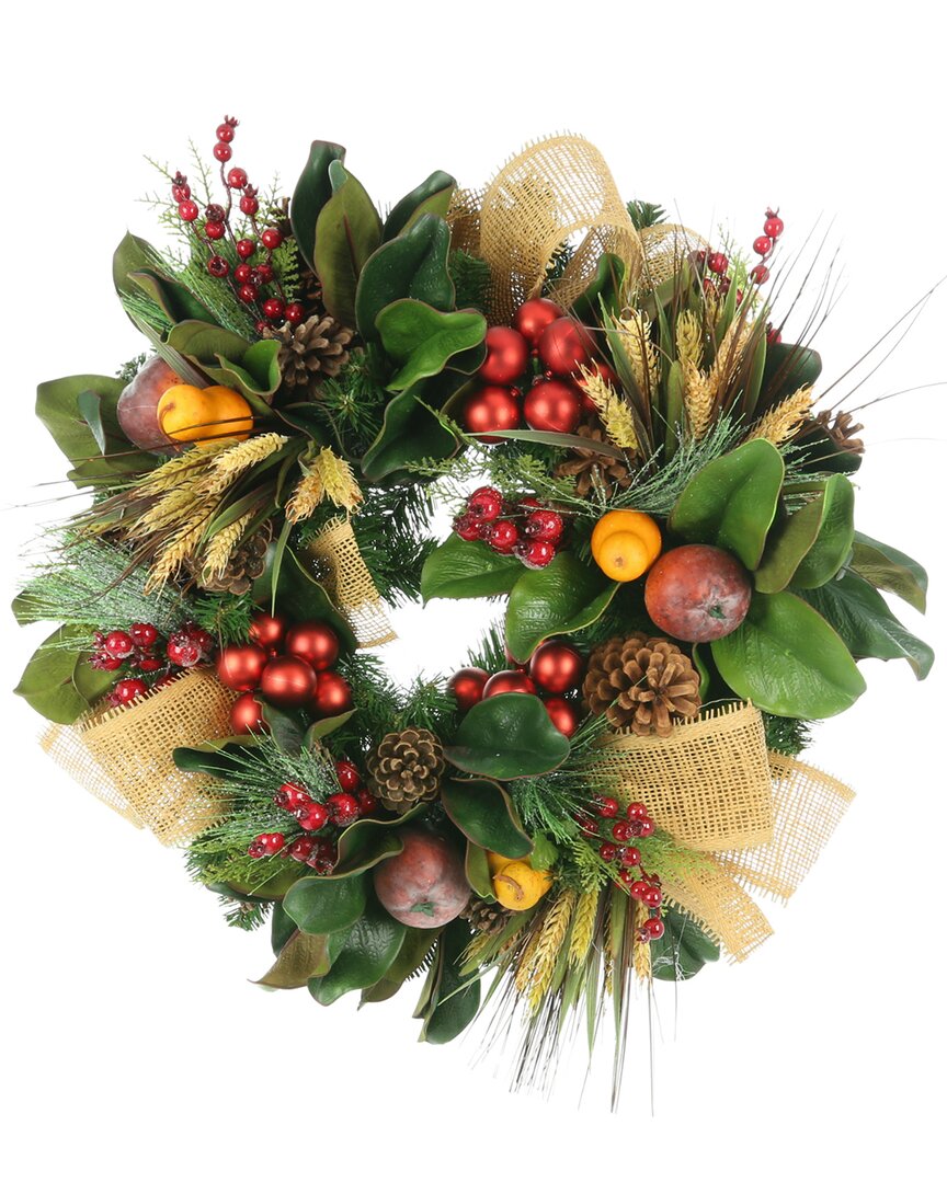 Creative Displays 26in Holiday Wreath In Red