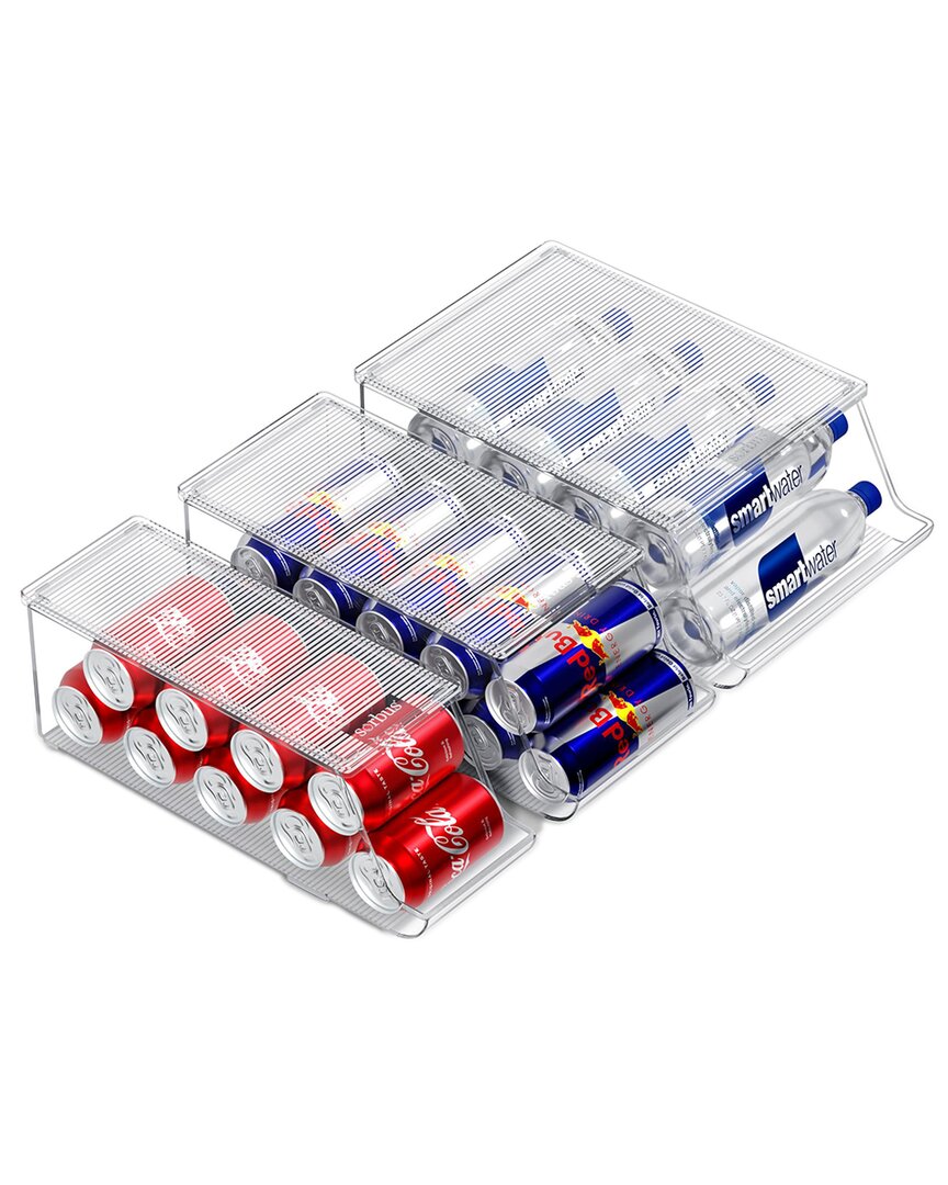 Sorbus 3pc Soda Can Organizer In Clear
