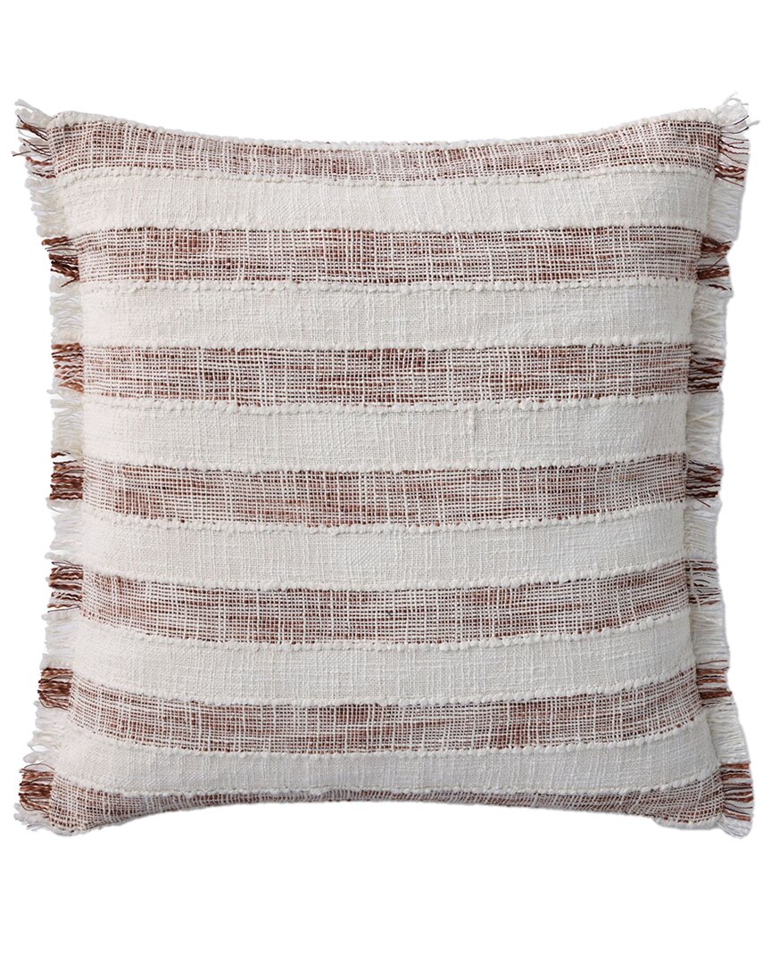 Loloi Ii Loloi 22x22in Pillow Cover With Down Insert In Rust