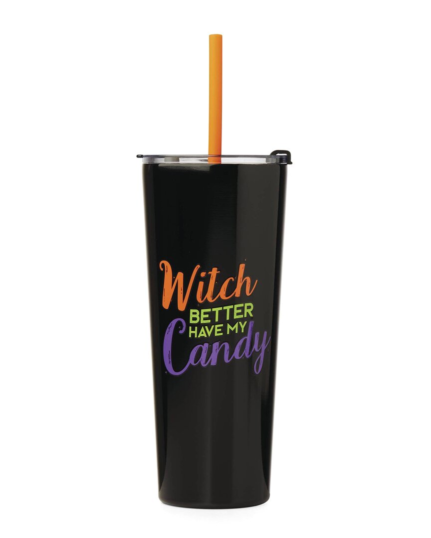 CAMBRIDGE CAMBRIDGE WITCH CANDY INSULATED TUMBLER WITH STRAW