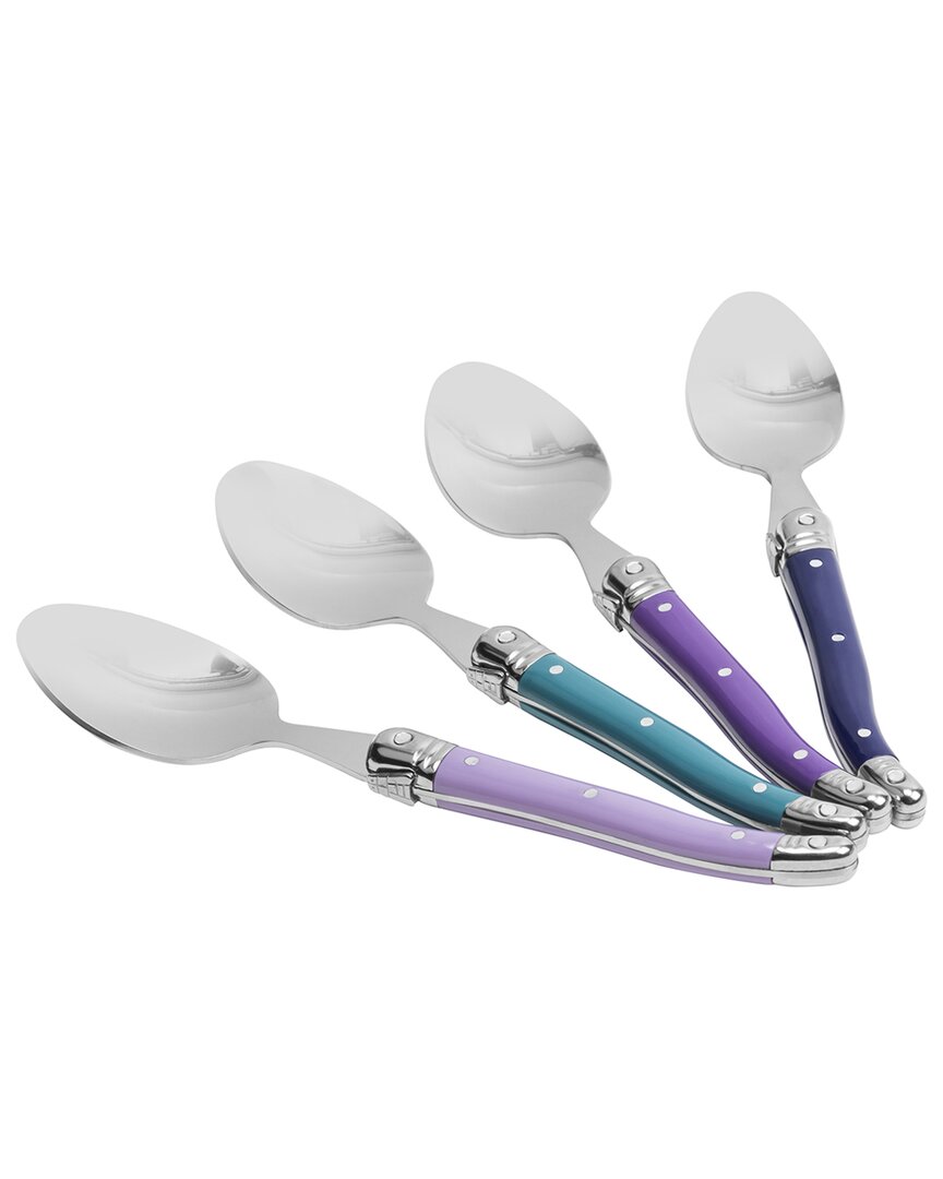 French Home Set Of 4 Coffee Spoons In Multi