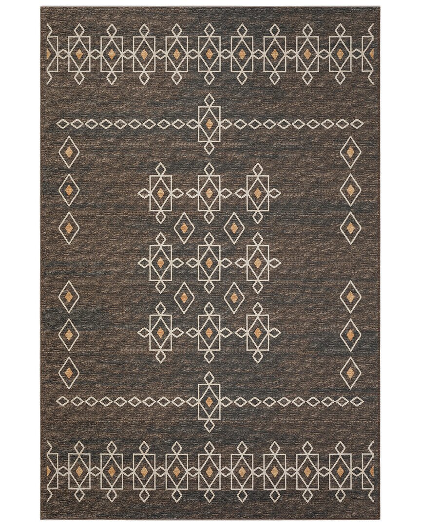 Addison Rugs Yuma Indoor/outdoor Washable Rug In Brown