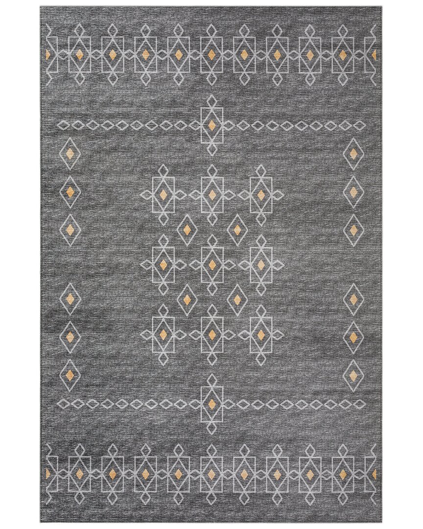 Addison Rugs Yuma Indoor/outdoor Washable Rug In Gray
