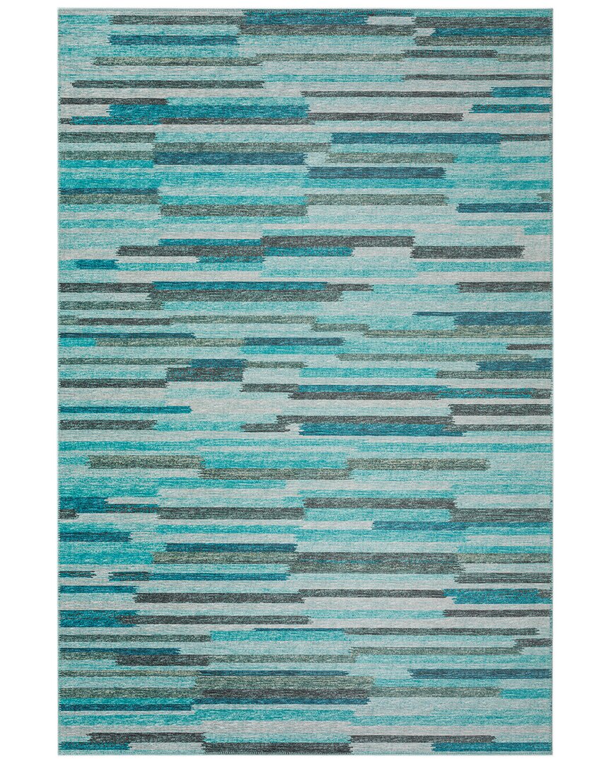 Addison Rugs Yuma Indoor/outdoor Washable Rug In Turquoise