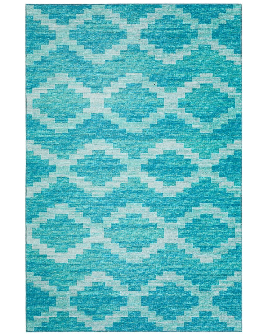 Addison Rugs Yuma Indoor/outdoor Washable Rug In Turquoise