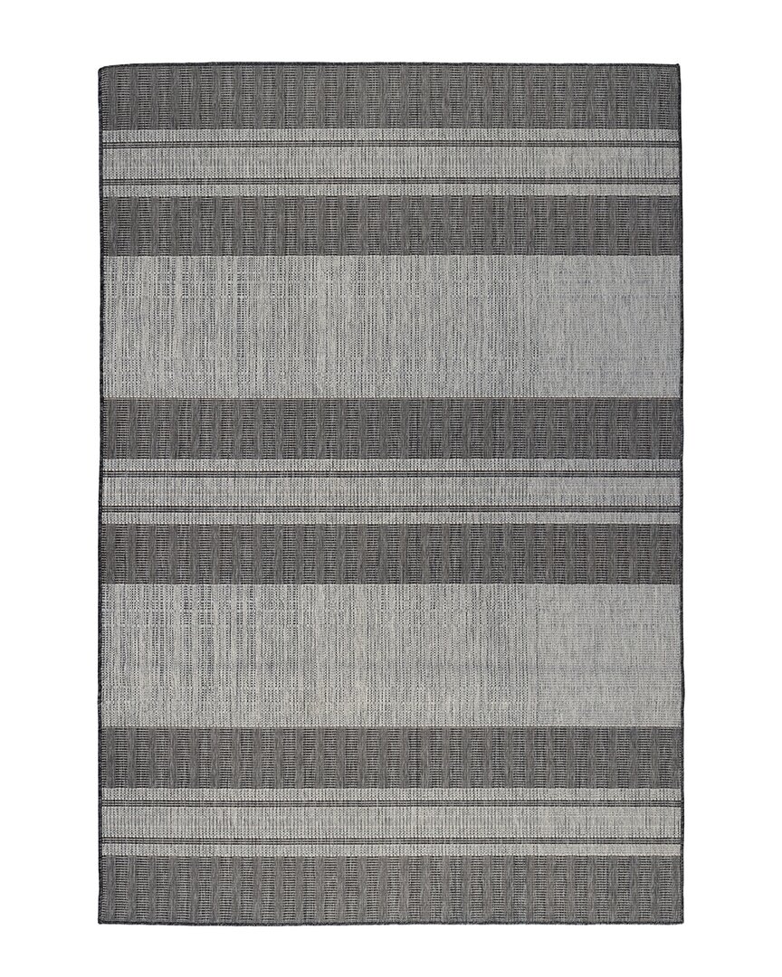Ar Rugs Maryland Blessy Striped Runner Rug In Silver
