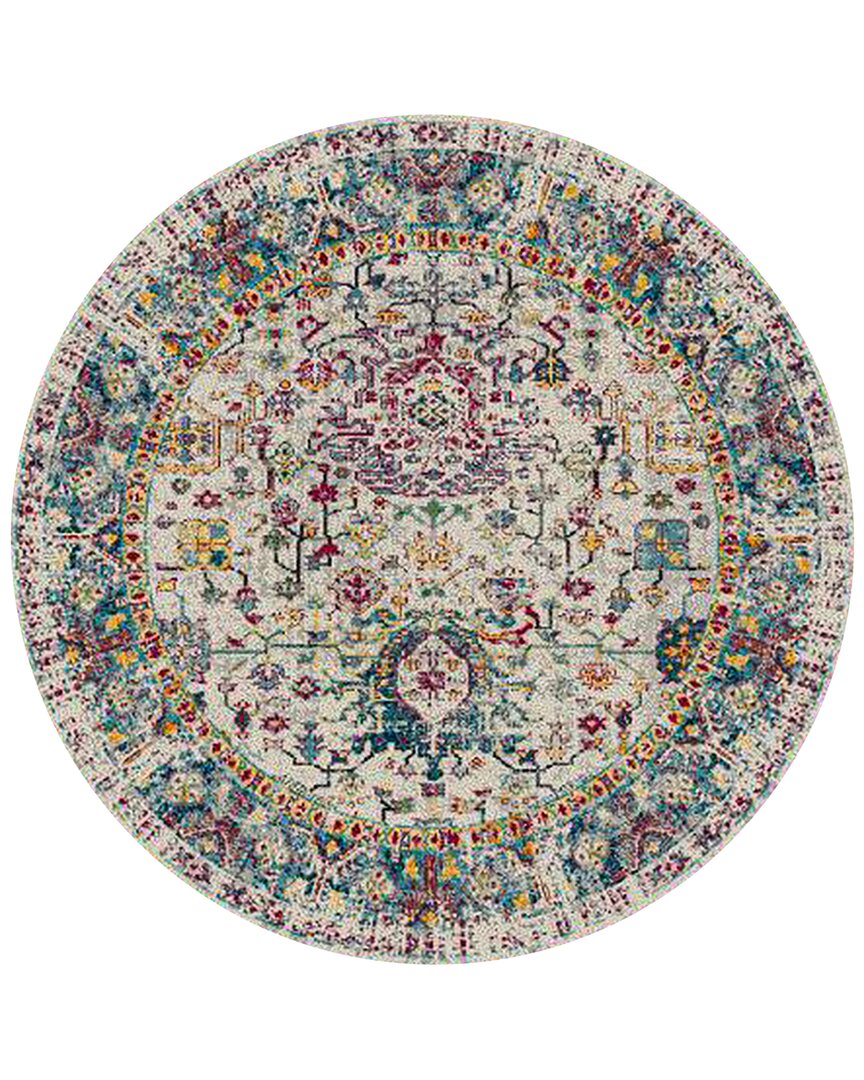 Ar Rugs Montana Carrey Bordered Runner Rug In Gray