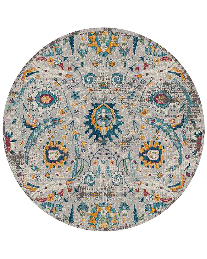 Ar Rugs Montana Glaiza Botanical Runner Rug In Ivory