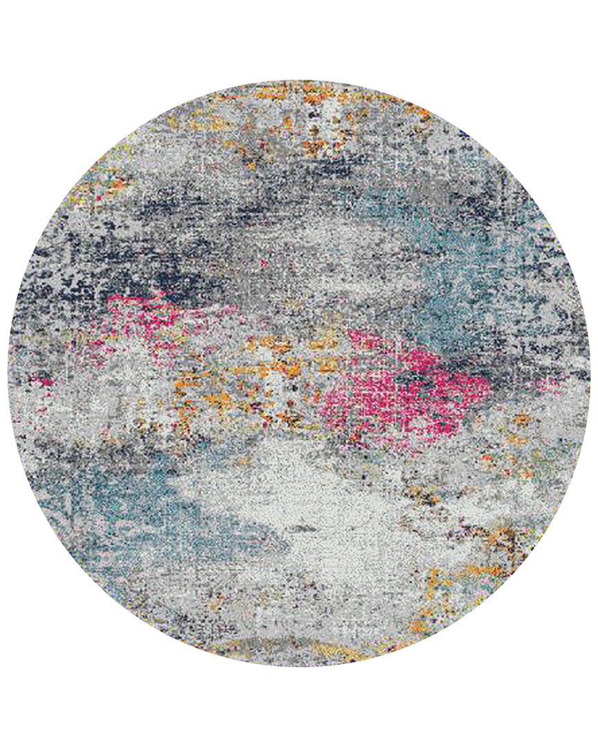 Shop Ar Rugs Montana Lizette Abstract Runner Rug In Blue