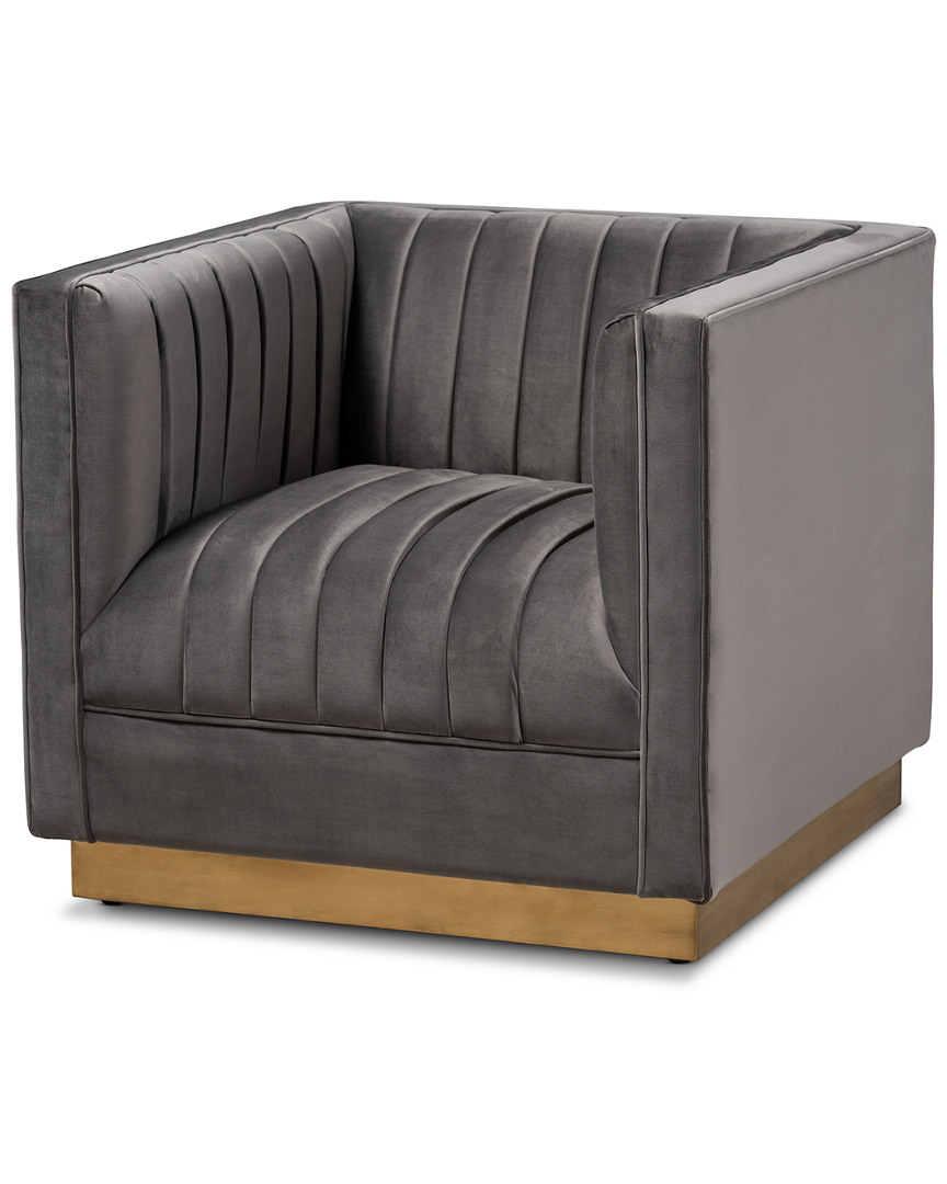 Baxton Studio Aveline Glam And Luxe Armchair