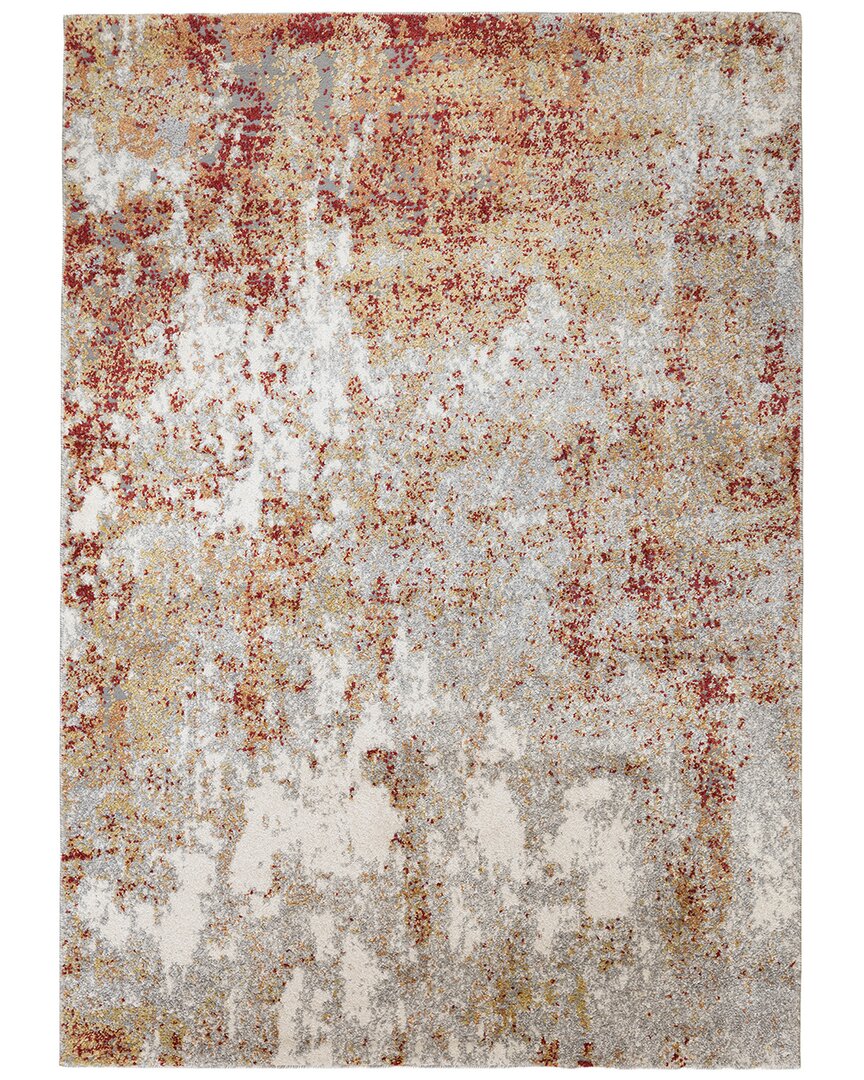 Ar Rugs Yasmin Acy Abstract Runner Rug In Red
