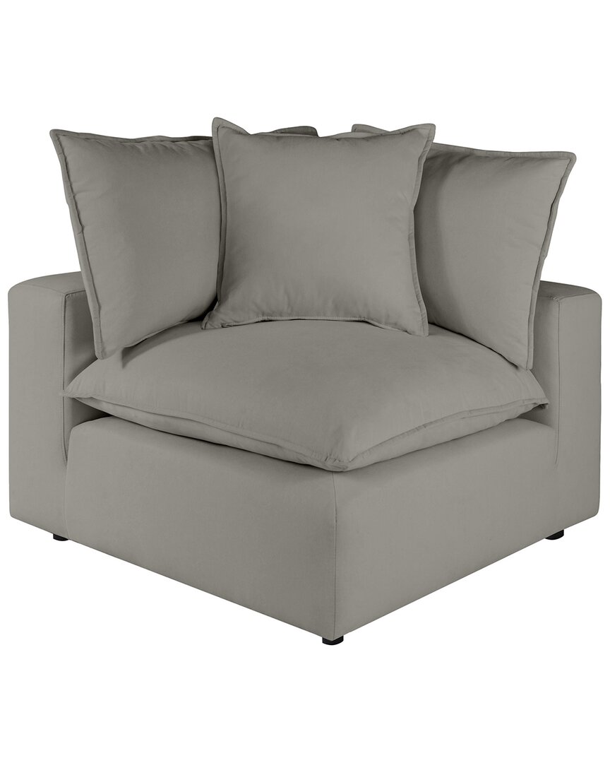 Tov Cali Slate Corner Chair In Grey