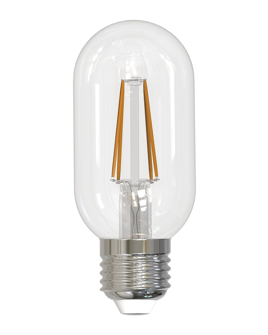 Bulbrite Pack Of(4)5 Watt Dimmable Clear Filament T14 Medium (e26) Led Light Bulb