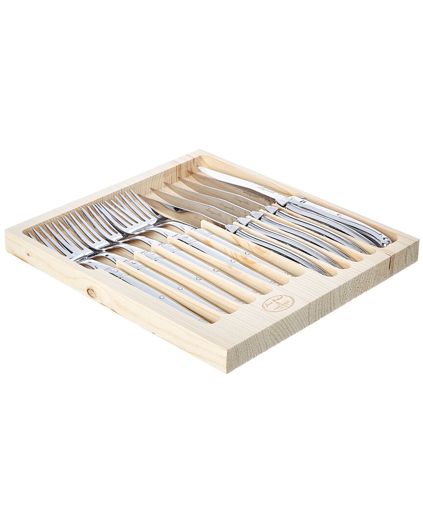 Jean Dubost 12pc Flatware Stainless Steel