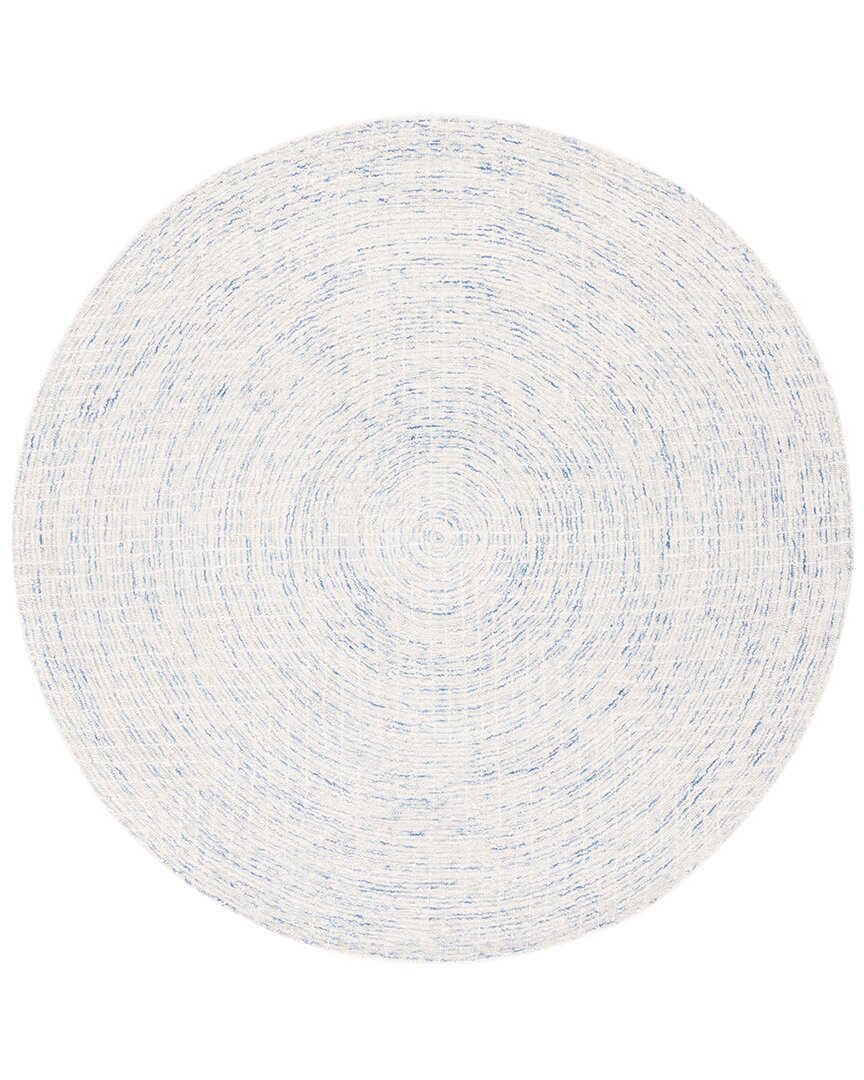 Safavieh Abstract Wool-blend Rug In Blue