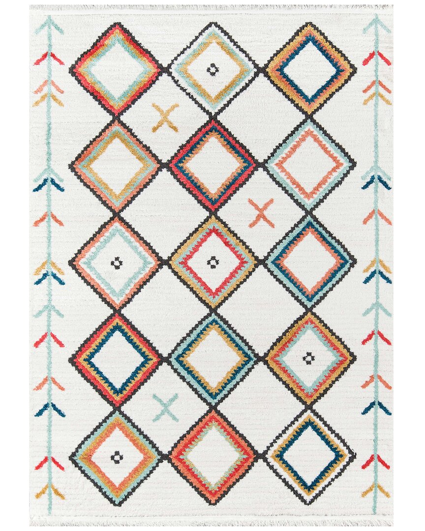 Ecarpet Monaco Contemporary Area Rug In Multi
