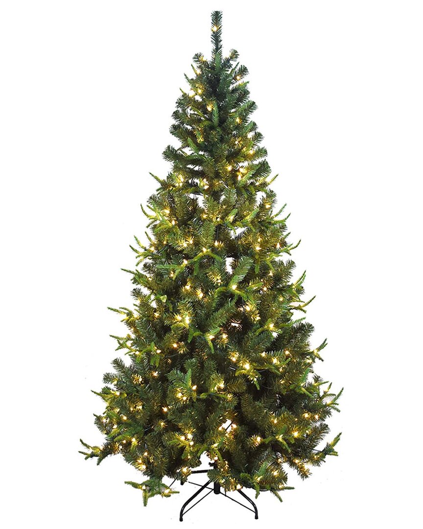 Kurt Adler 7-foot Pre-lit Sierra Green Tree Pvc & Pe Christmas Tree