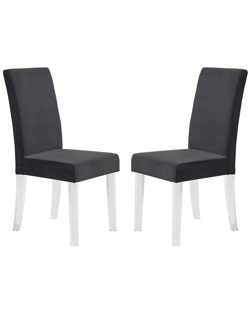 Armen Living Dalia Modern And Contemporary Dining Chair In Black