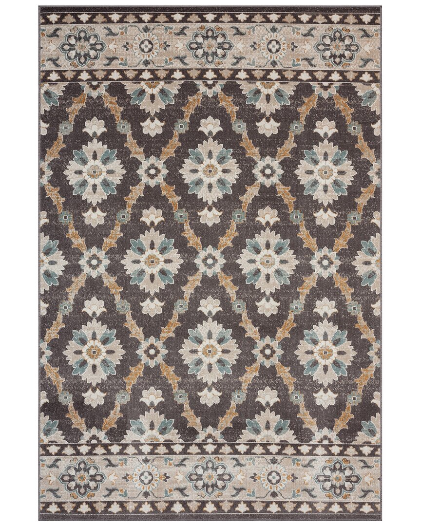 LR HOME LR HOME ANICA FLORAL INDOOR/OUTDOOR AREA RUG