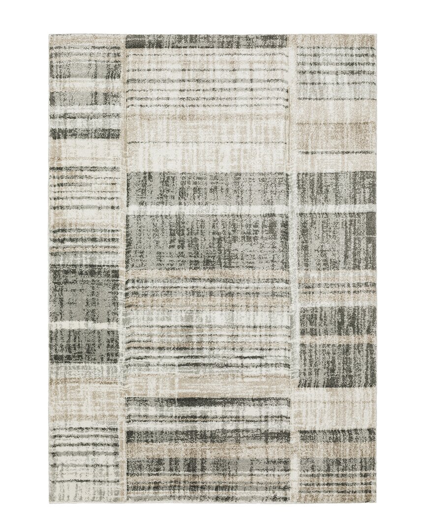 Stylehaven Calypso Distressed Lines Power-loomed Area Rug