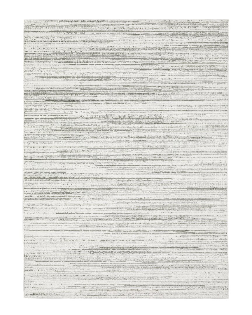 Stylehaven Mirage Etched Lines Power-loomed Area Rug In White
