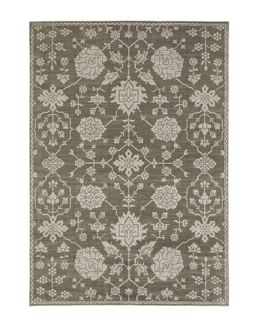 Stylehaven Irondale Two-tone Oriental Area Rug In Grey