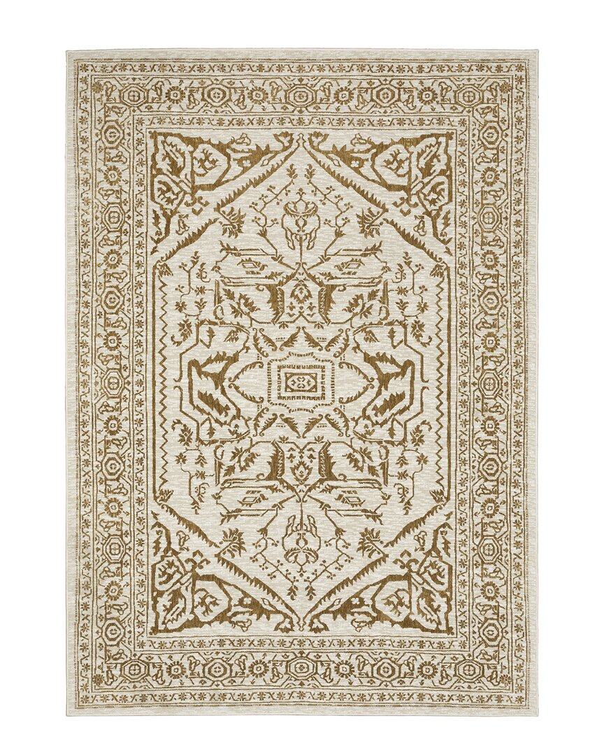 Stylehaven Irondale Two-tone Medallion Area Rug In Ivory