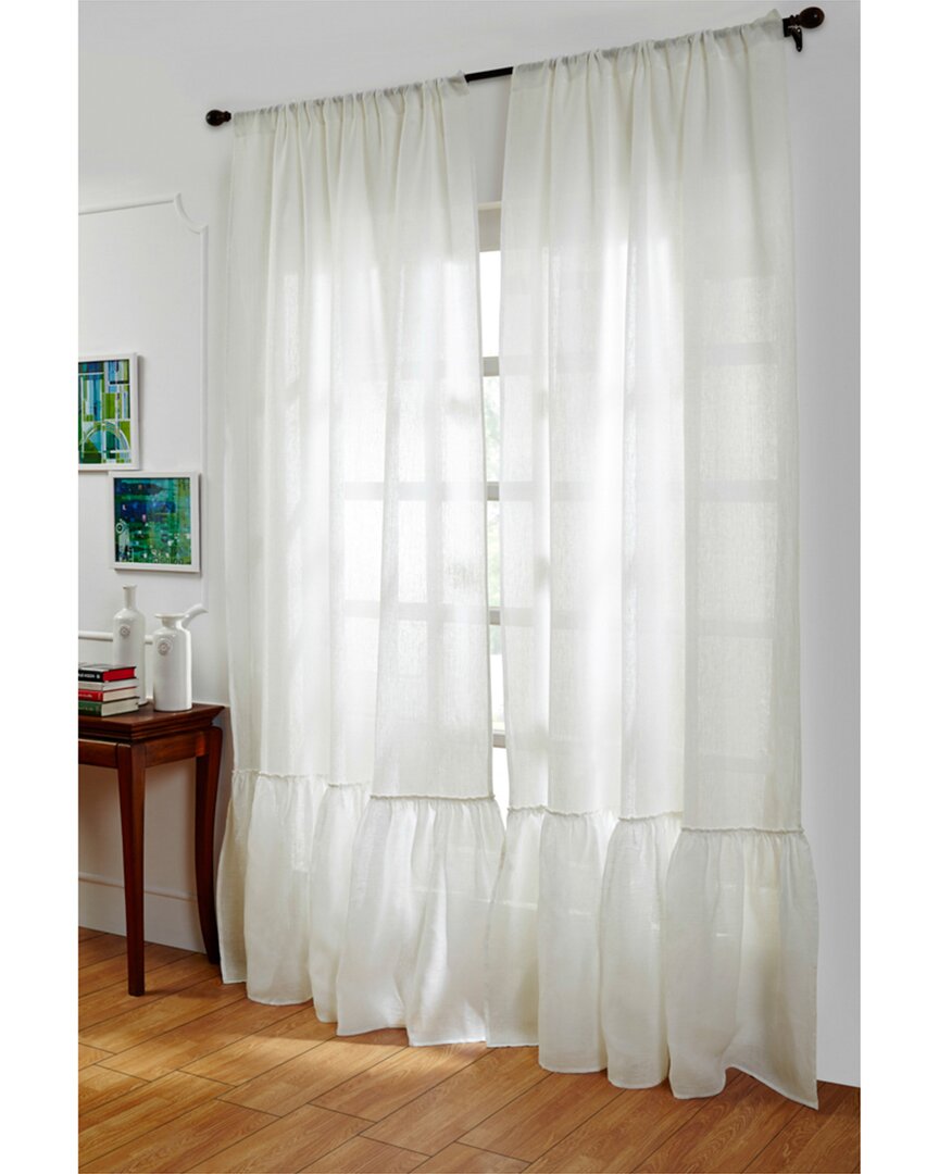 Amity Home Caprice Curtain Panels In White
