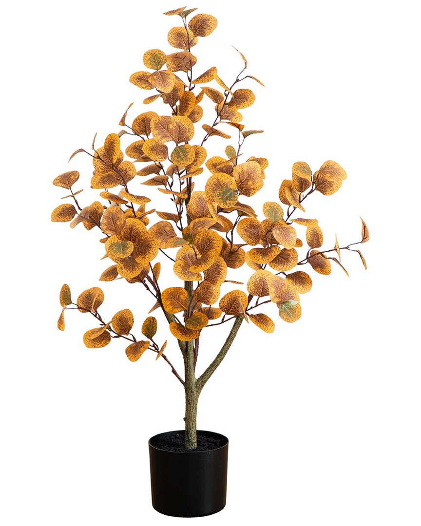Nearly Natural 3ft. Autumn Eucalyptus Artificial Tree In Multi