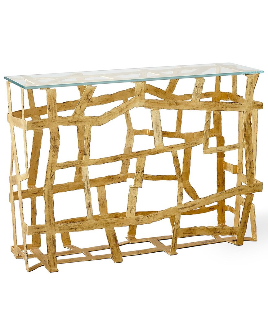 Global Views Fragments Console-gold Leaf