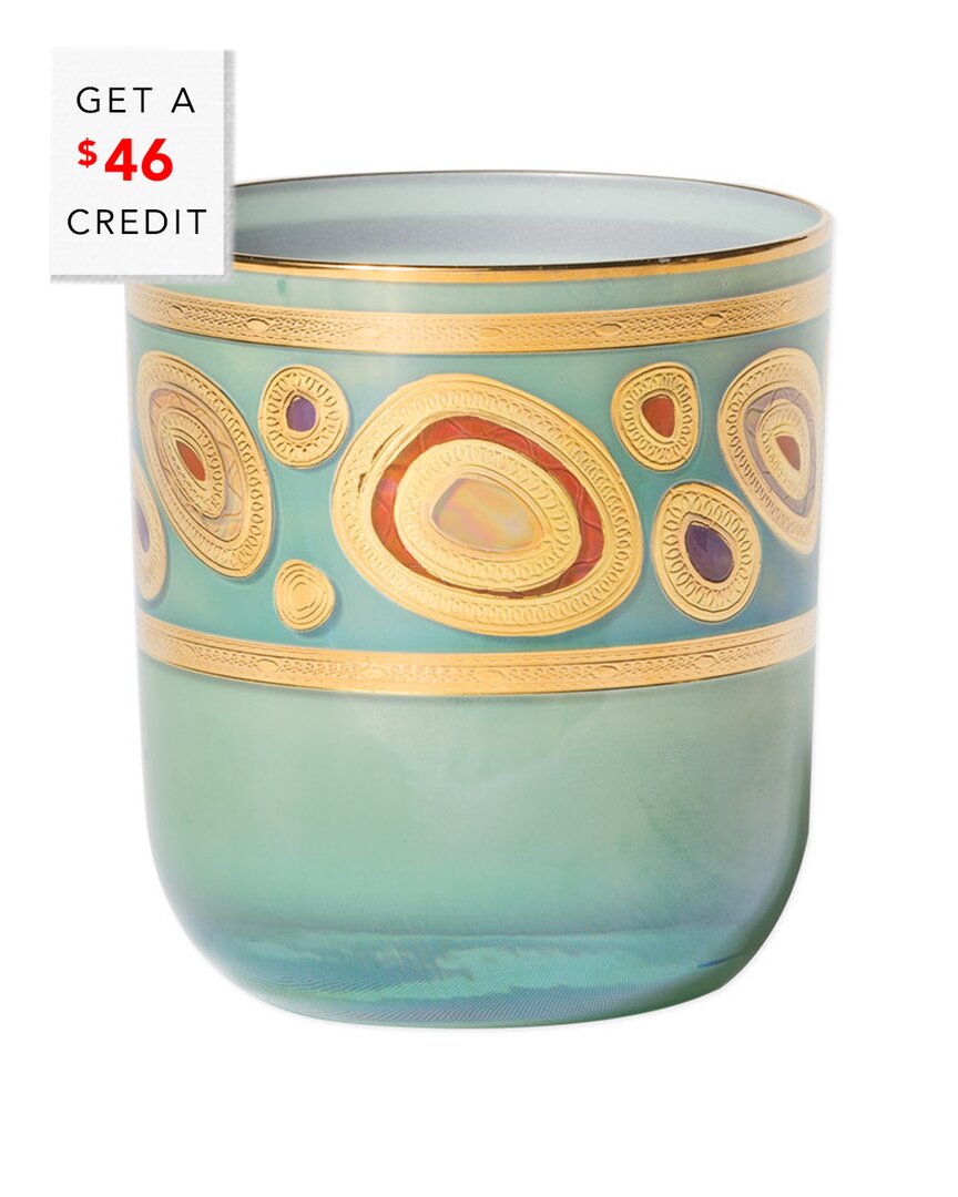 Vietri Set Of 4 Regalia Assorted Double Old Fashioned With $36 Credit In Multi