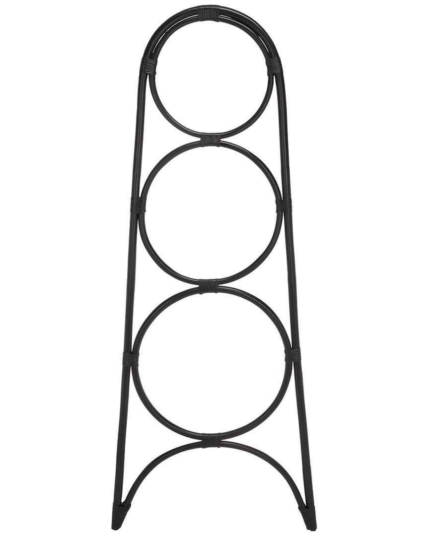 Safavieh Kino 3 Tier Towel Hanger In Black
