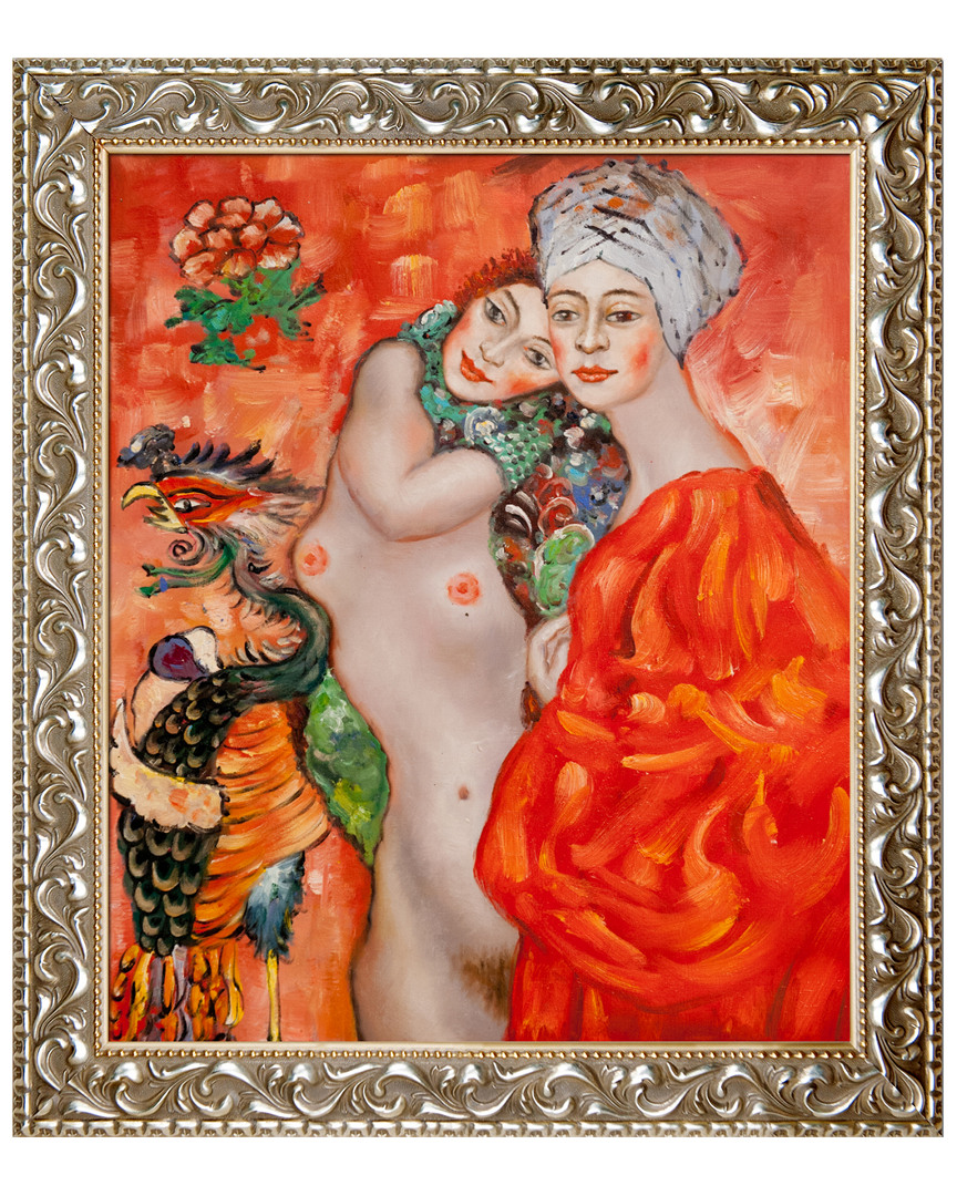 Overstock Art Girl Friends By Gustav Klimt