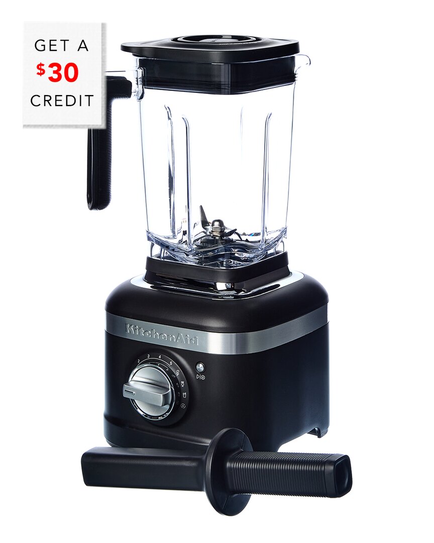 Kitchenaid Variable Speed Blender With Tamper With $30 Credit In Black