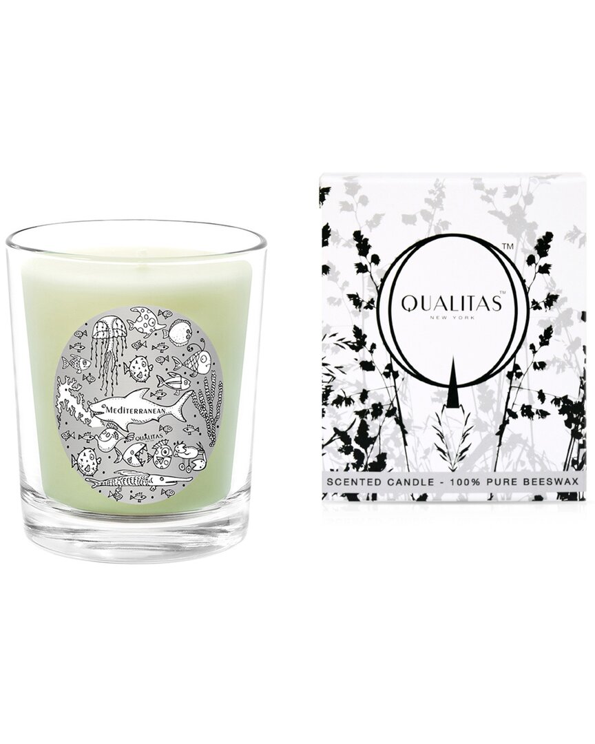Qualitas Mediterrnean 6.5oz Beeswax Candle
