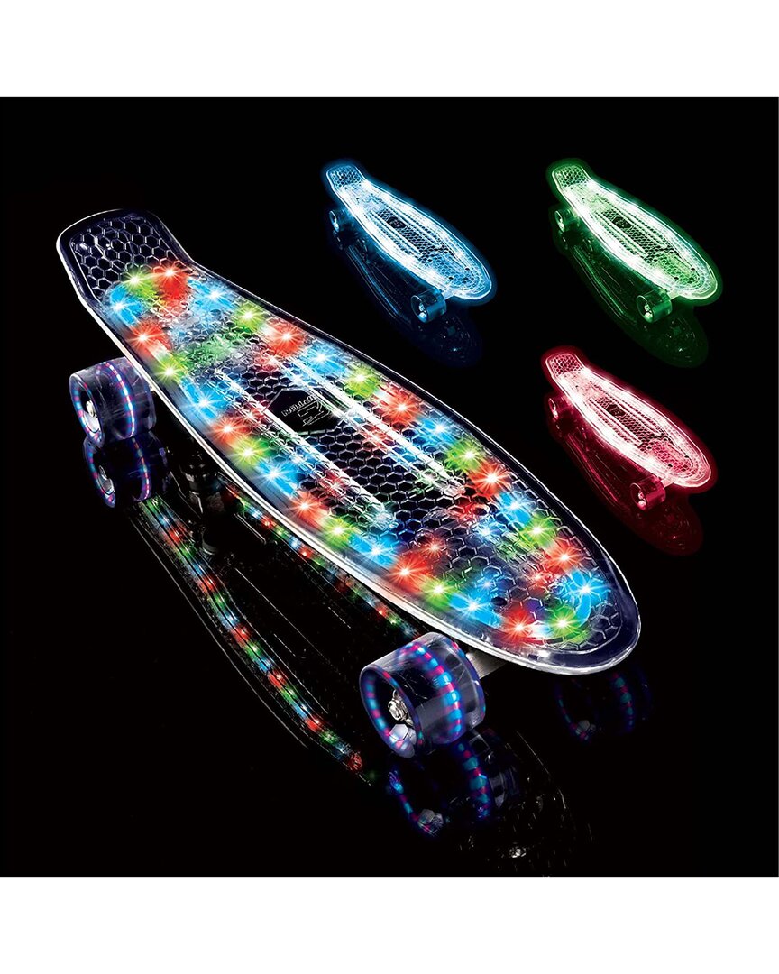 3p Experts Led Light Up Skateboard In Clear