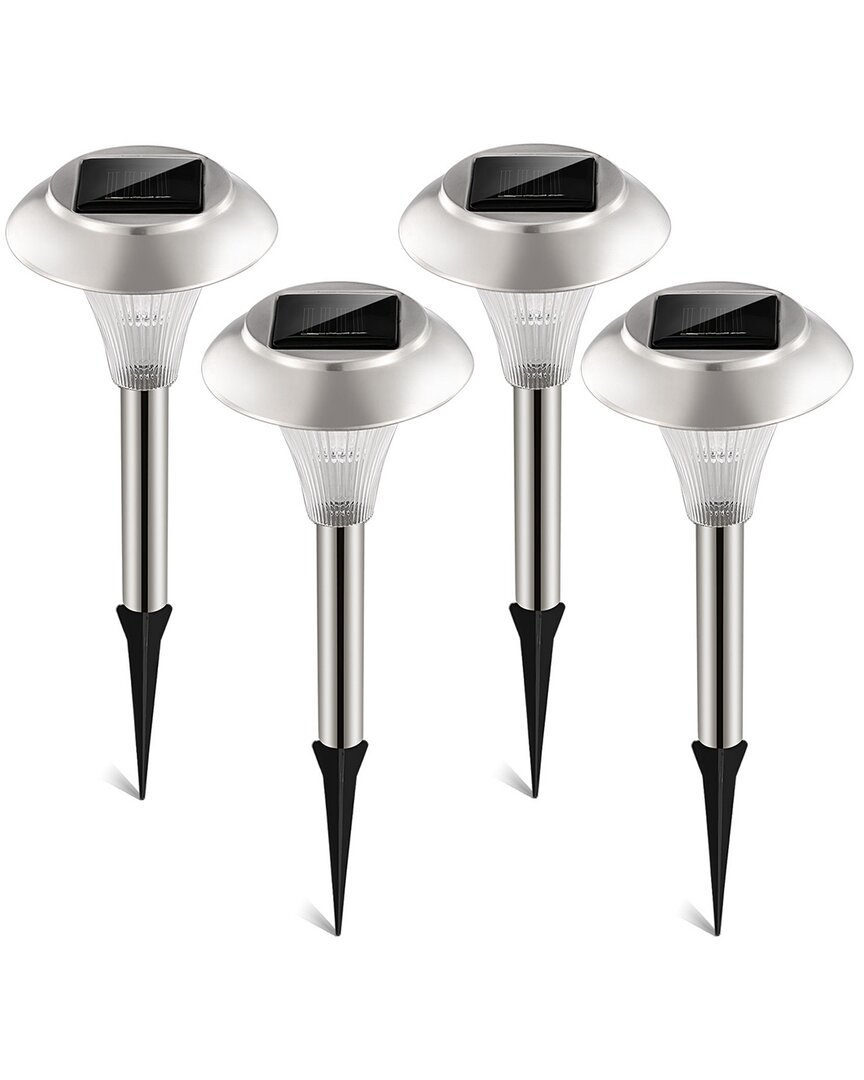 Fresh Fab Finds 4 Packs Solar Garden Lights Outdoor