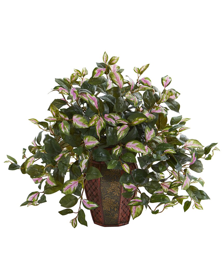 NEARLY NATURAL NEARLY NATURAL HOYA ARTIFICIAL PLANT IN DECORATIVE PLANTER 