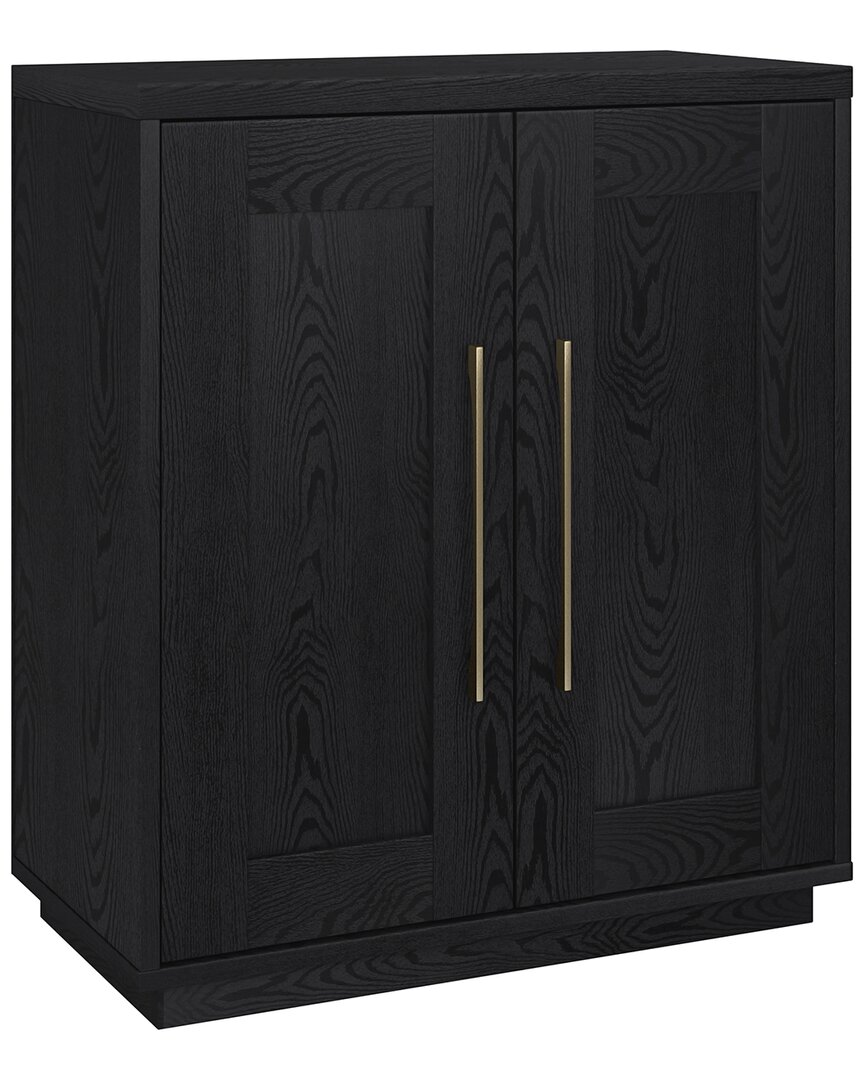 Abraham + Ivy Tillman 28 Wide Rectangular Accent Cabinet In Black