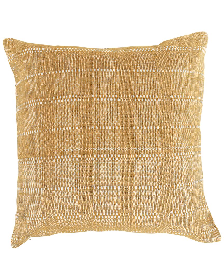 Kosas Home Eli 22in Square Throw Pillow In Mustard