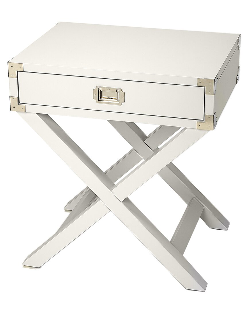 Butler Specialty Company Anew Campaign Side Table In White