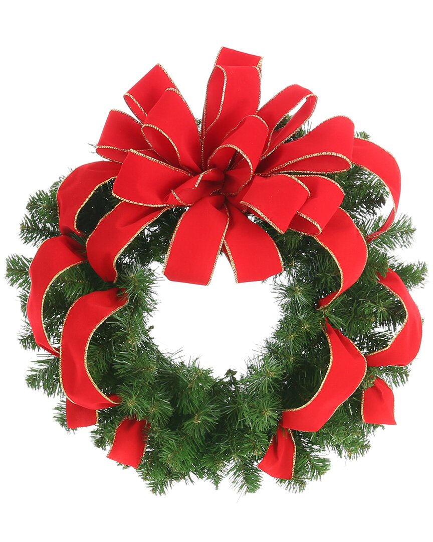 Creative Displays 22in Holiday Wreath In Green