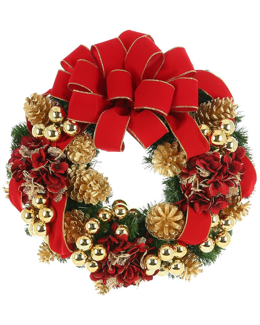 Creative Displays 26in Holiday Wreath In Green