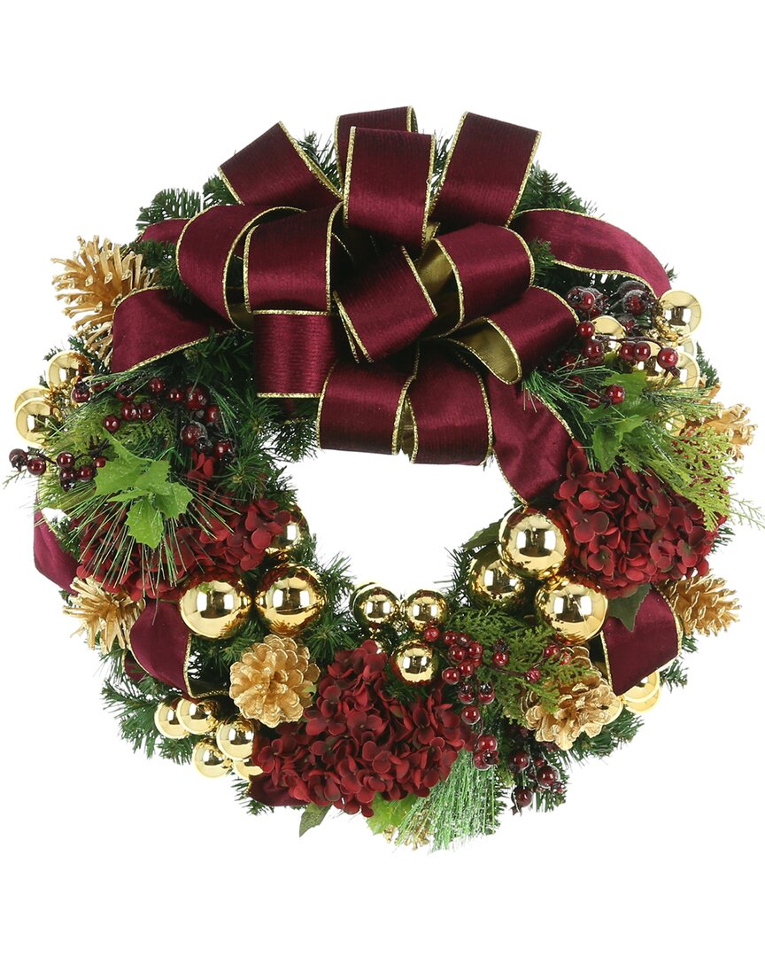 Creative Displays 26in Holiday Wreath In Green