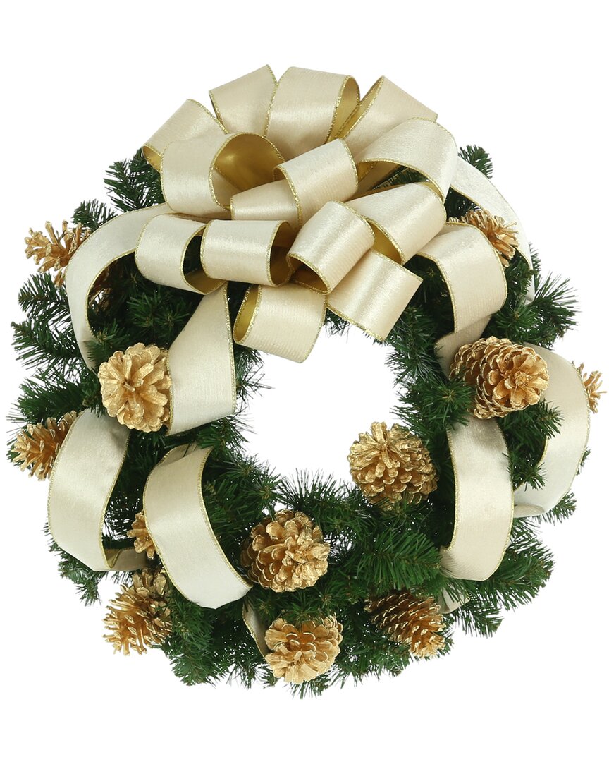 Creative Displays 26in Holiday Wreath In Green
