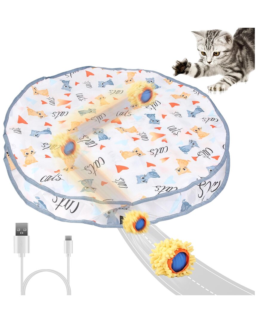 Fresh Fab Finds Rechargeable Ball Motion-activated Cat Toy In Multi