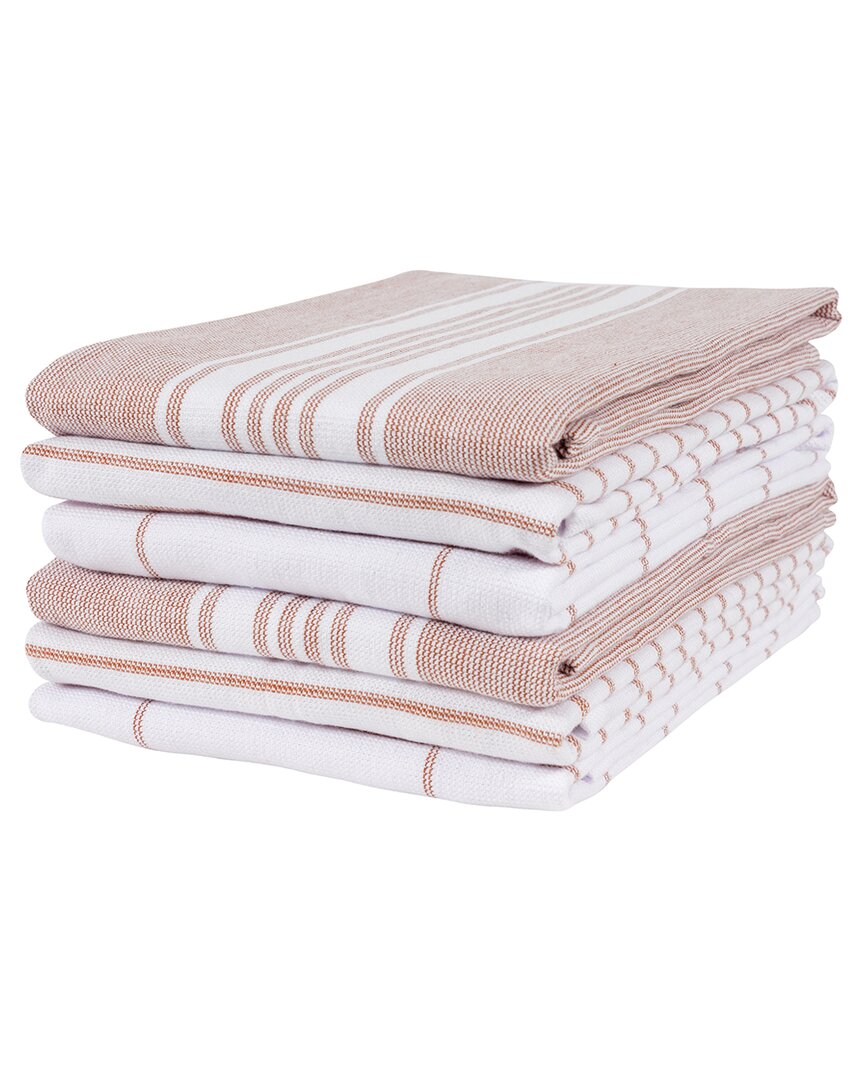 KAF Home Set of 4 Madison Waffle Kitchen Towels